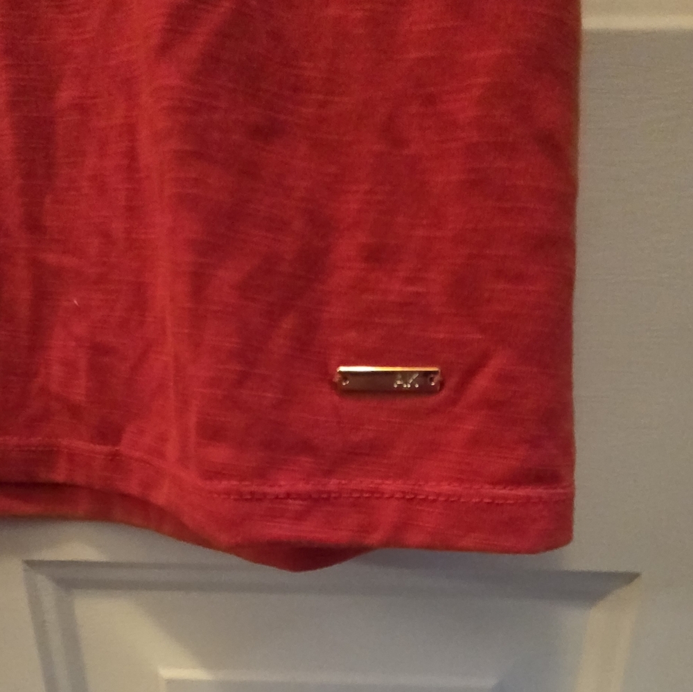 Red Ruffled Sleeve Top - Picture 4 of 7